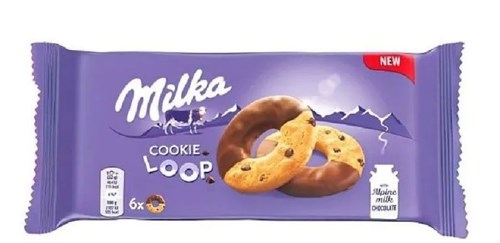 Печенье Milka Cookie Loop / Петля, 1 уп., 132 гр. (Швейцария) 4729 - фото 15167