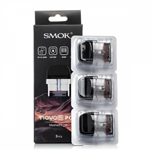 Картриджи SMOK Novo 5 Mesh 2 мл 0.7 Ом (3 шт.) 4904 - фото 15778