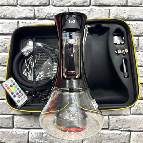 Электронный кальян H2O EShisha с возможностью менять подсветку, 2000 mAh, сменный картридж и испаритель 5030 - фото 16071