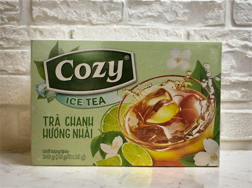 Растворимый вьетнамский чай со вкусом жасмина и лайма Cozy Ice Tea 240 г 5128 - фото 16365