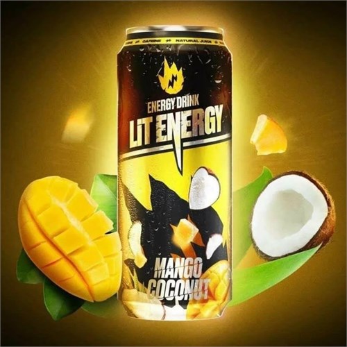 Напиток энергетический Lit Energy Mango Coconut 450 мл 18+ 5142 - фото 16392