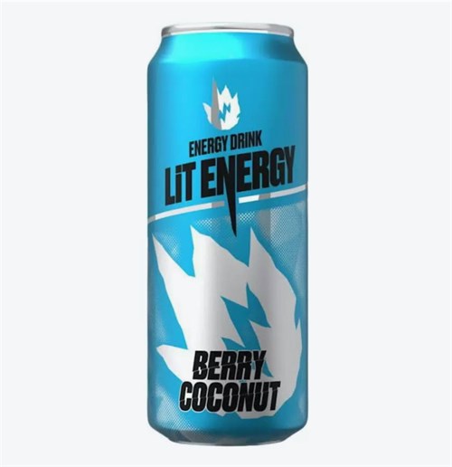 Энергетический напиток Lit Energy Berry Coconut со вкусом ягод и кокоса 450 мл 18+ 5145 - фото 16395