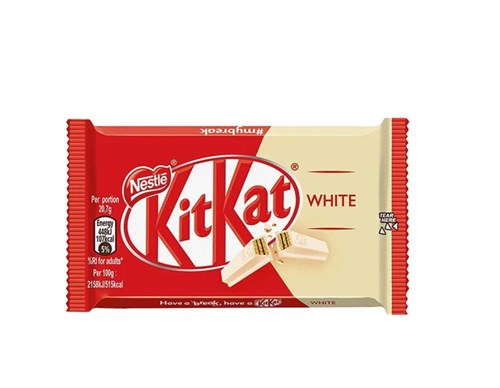 Батончик KitKat 4 Fingers white с белым шоколадом , 41.5 г 5178 - фото 16426