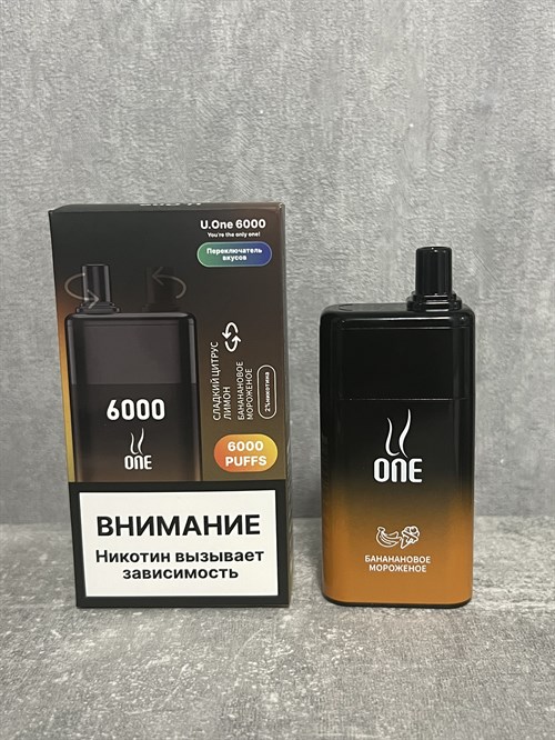 U.One 6000 - 6000 затяжек с переключателем вкуса 2454 - фото 7697