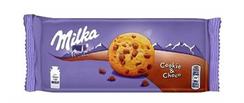 Печенье Milka Choco & Cookie с шоколадной крошкой, 135 г х 1 уп 4725