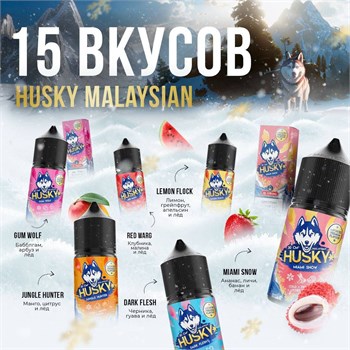 Жидкость Husky Malaysian Salt 30 мл 20 мг strong 3050