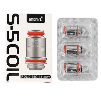 Испарители Smoant S-5 RDL coil 0.55 Ом 3 шт 2746