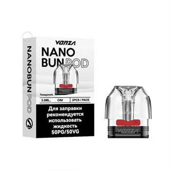 Картридж Vanza Nano для Brusko Minican (0.8 Ом 3ml ) Прозрачный 4963