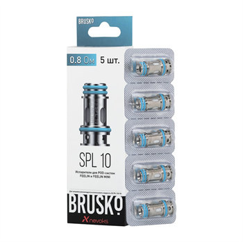 Испарители Brusko Feelin SPL 10 (0.8 Ом) 5 шт 2059