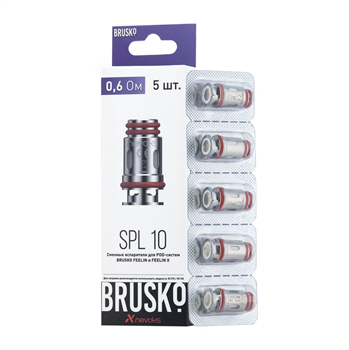 Испарители Brusko Feelin SPL 10 (0.6 Ом) 5 шт 2060