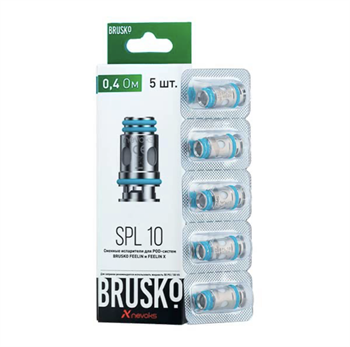 Испарители Brusko Feelin SPL 10 (0.4 Ом) 5 шт 3535