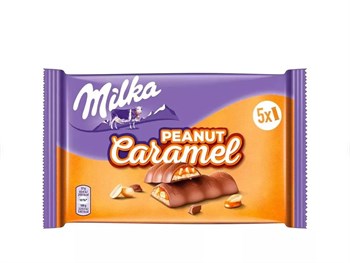 Батончик Milka Riegel Peanut Caramel Карамель 5er, 185 гр 5135