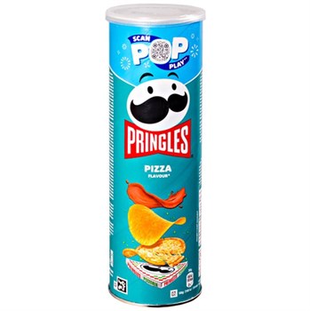 Pringles чипсы картофельные пицца, 165 гр 5150