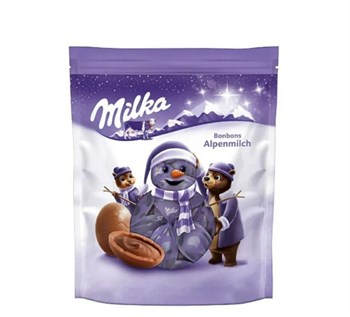 Шоколадные шарики Milka bonbons alpenmilch альпийское молоко 5164