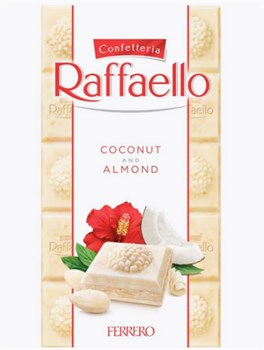 Шоколад Raffaello с кокосовой стружкой и миндалём 90 гр 5177