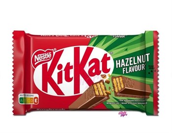 Шоколадный батончик KitKat 4 Fingers Hazelnut, с фундуком, 41,5 гр 5179