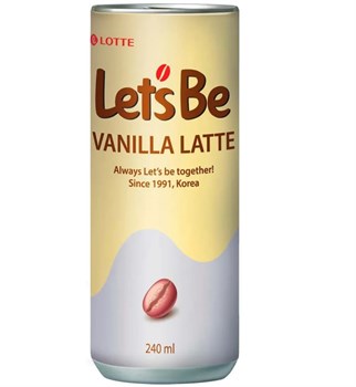 Напиток кофейный Lotte Lets Be Vanilla Latte 240 мл 5185