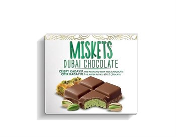 Miskets дубайский шоколад с фисташками Miskets Dubai Chocolate 100 гр 5192