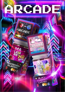 Жидкость Podonki & Malasian Arcade 30 мл 20 мг hard 5642